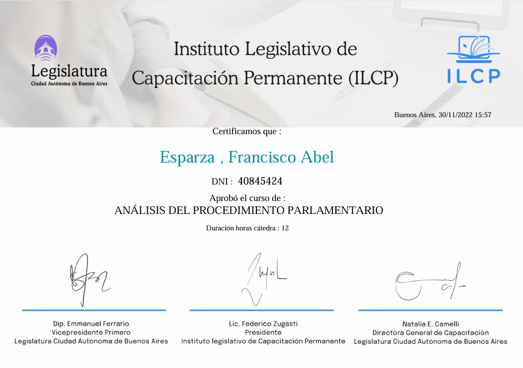 Certificación 13
