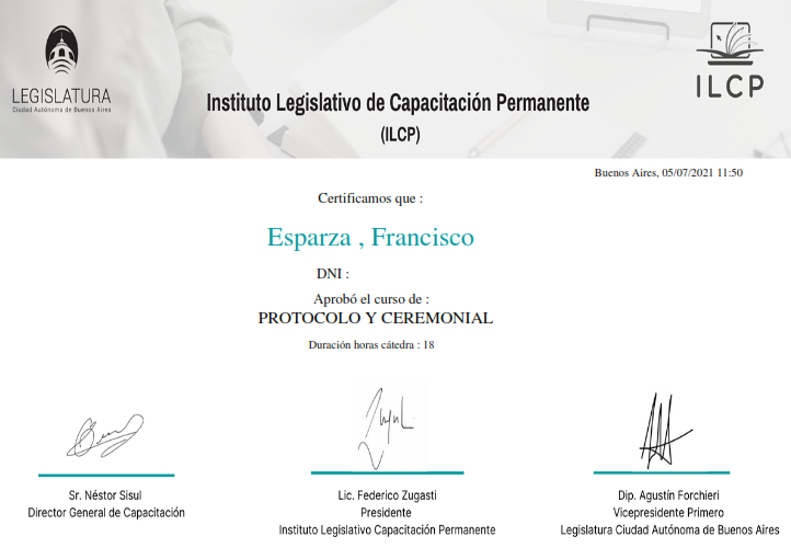 Certificación 15