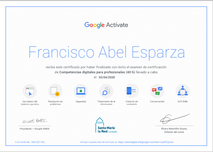 Certificación 22