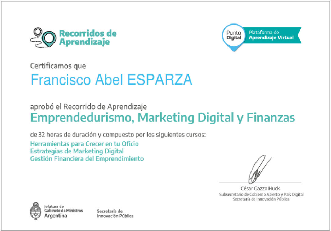 Certificación 26