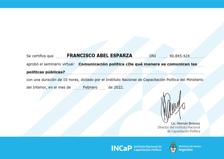 Certificación 31