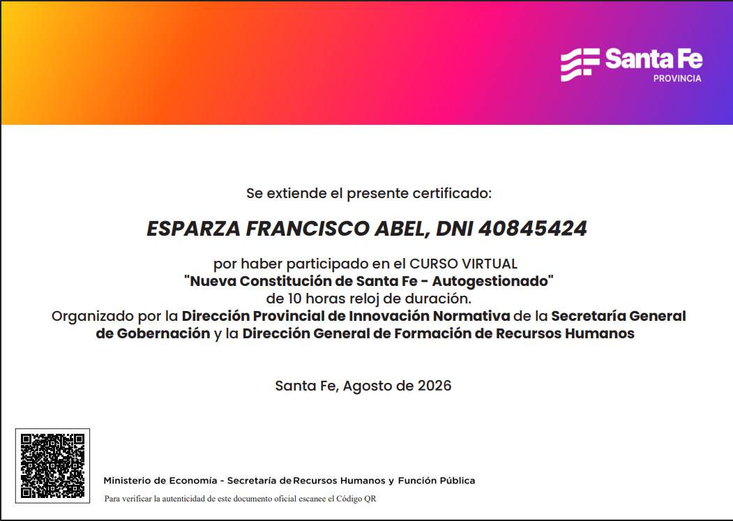Certificación