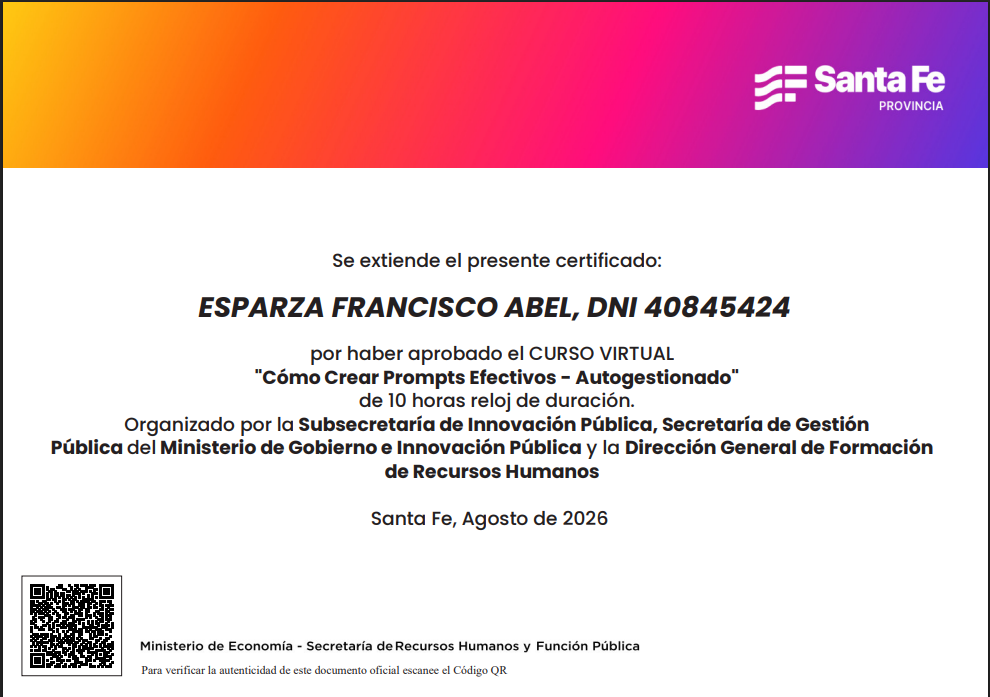 Certificación