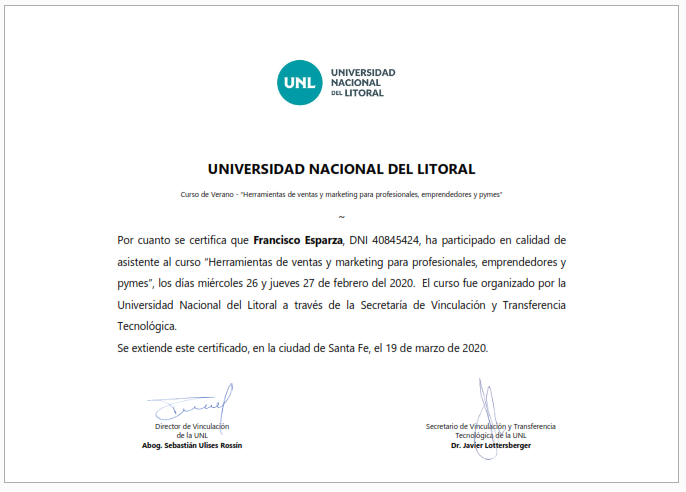 Certificación 5